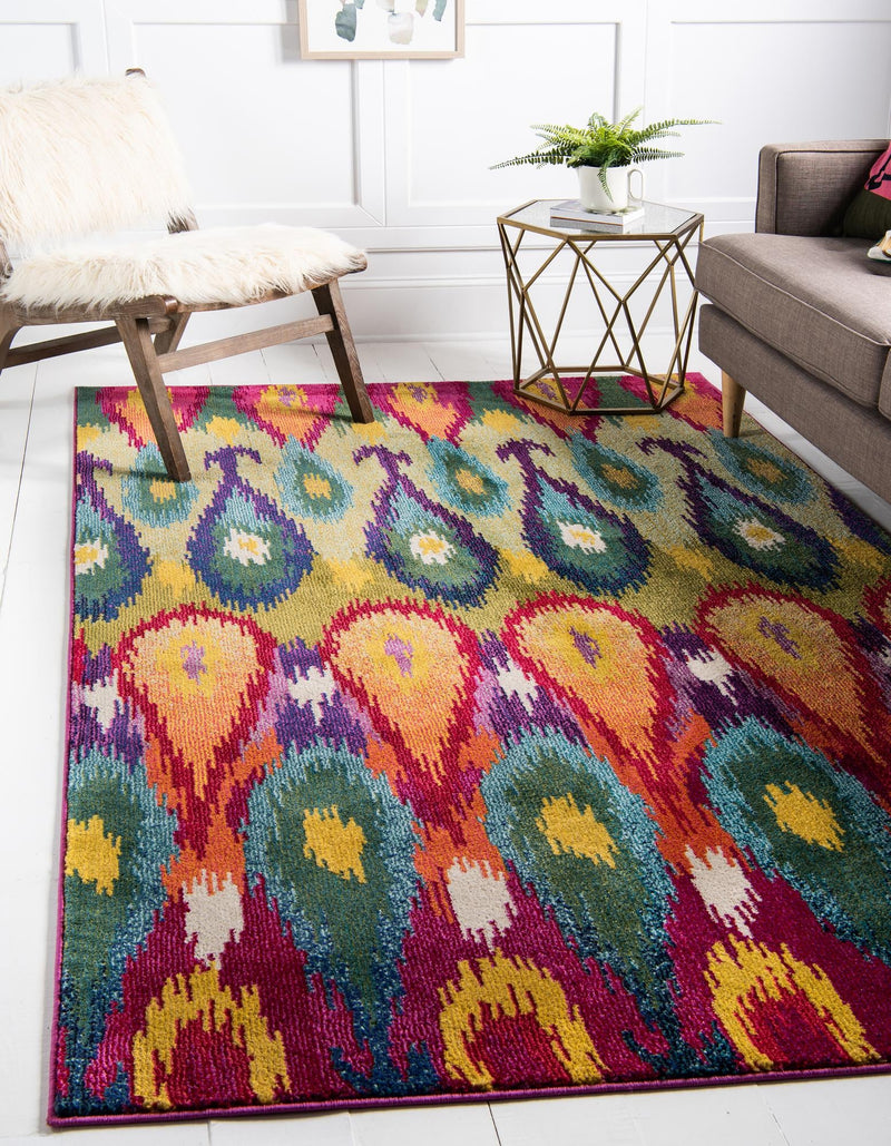 Marrakesh Elegance Collection Area Rug - Zagora Rectangle Multi lifestyle 2