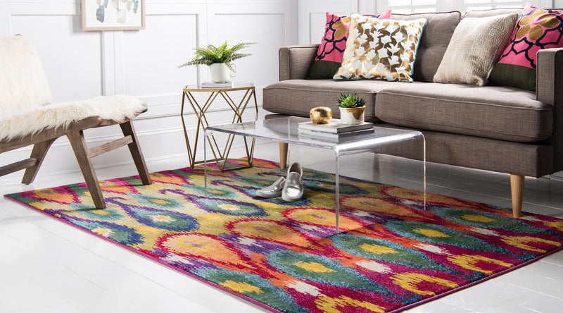 Marrakesh Elegance Collection Area Rug - Zagora Rectangular Multi lifestyle 17