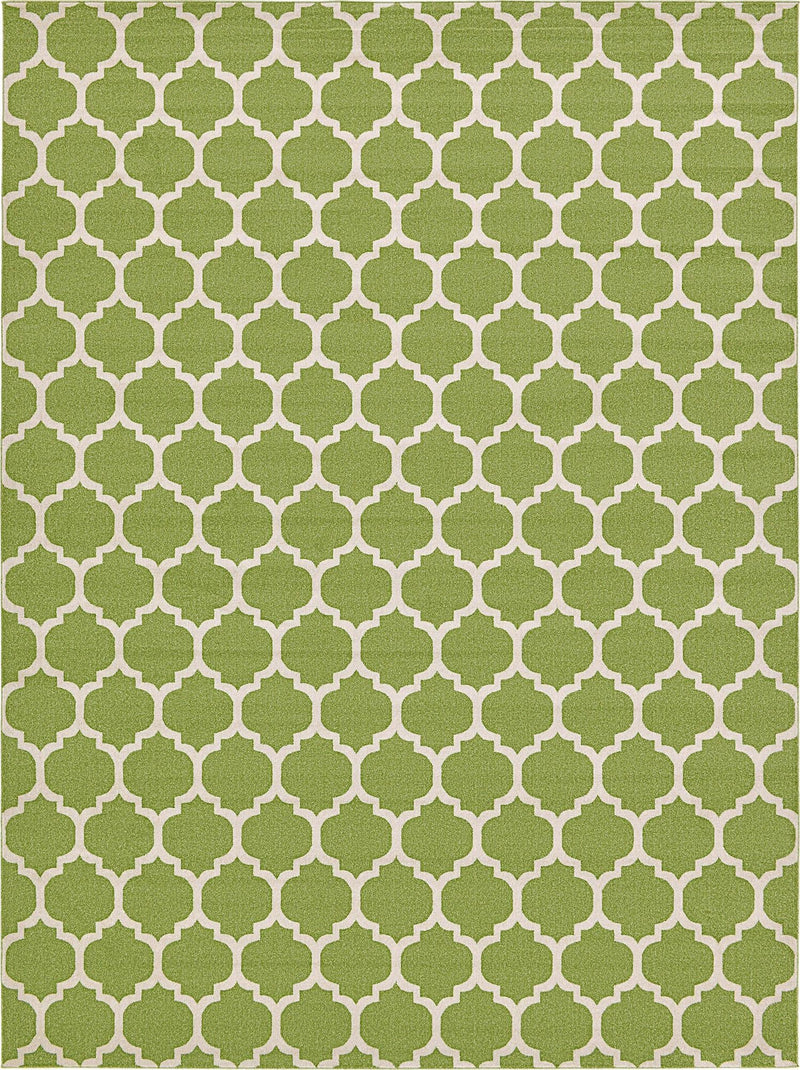 Lattice Gardens Collection Area Rug - Bloomfield (Light Green) Rectangle Light Green lifestyle 2