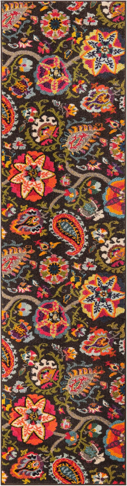 Marrakesh Elegance Collection Area Rug - Medina Runner Brown lifestyle 13