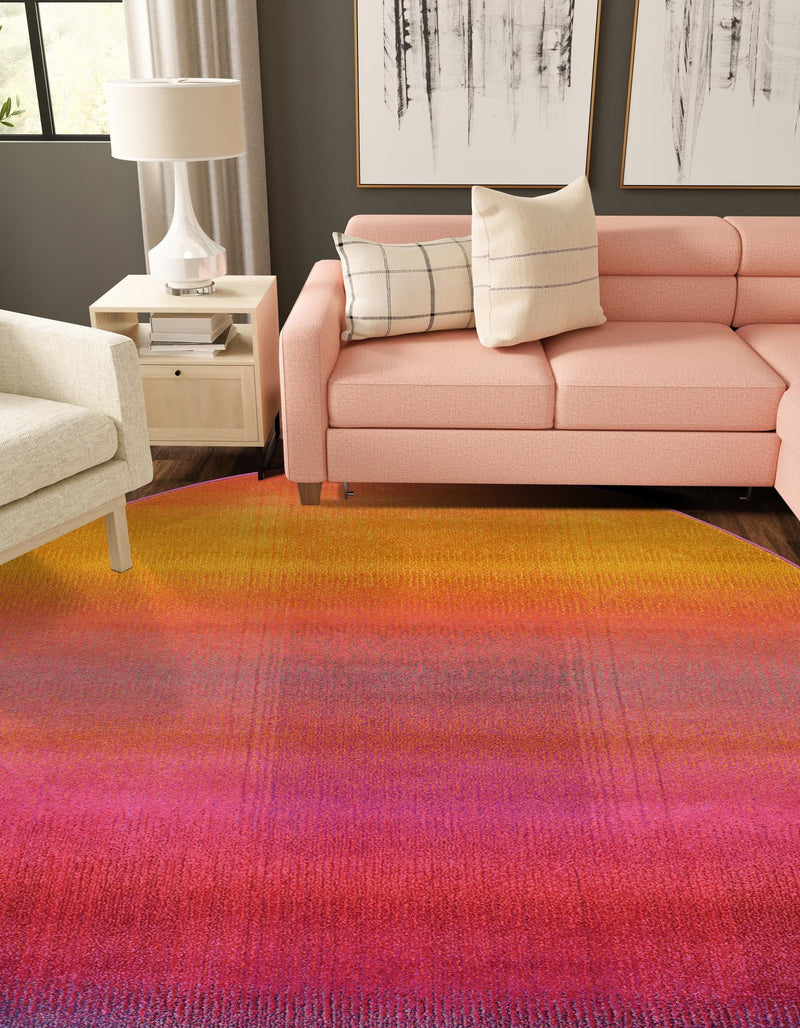 Marrakesh Elegance Collection Area Rug - Azrou Round Multi lifestyle 37