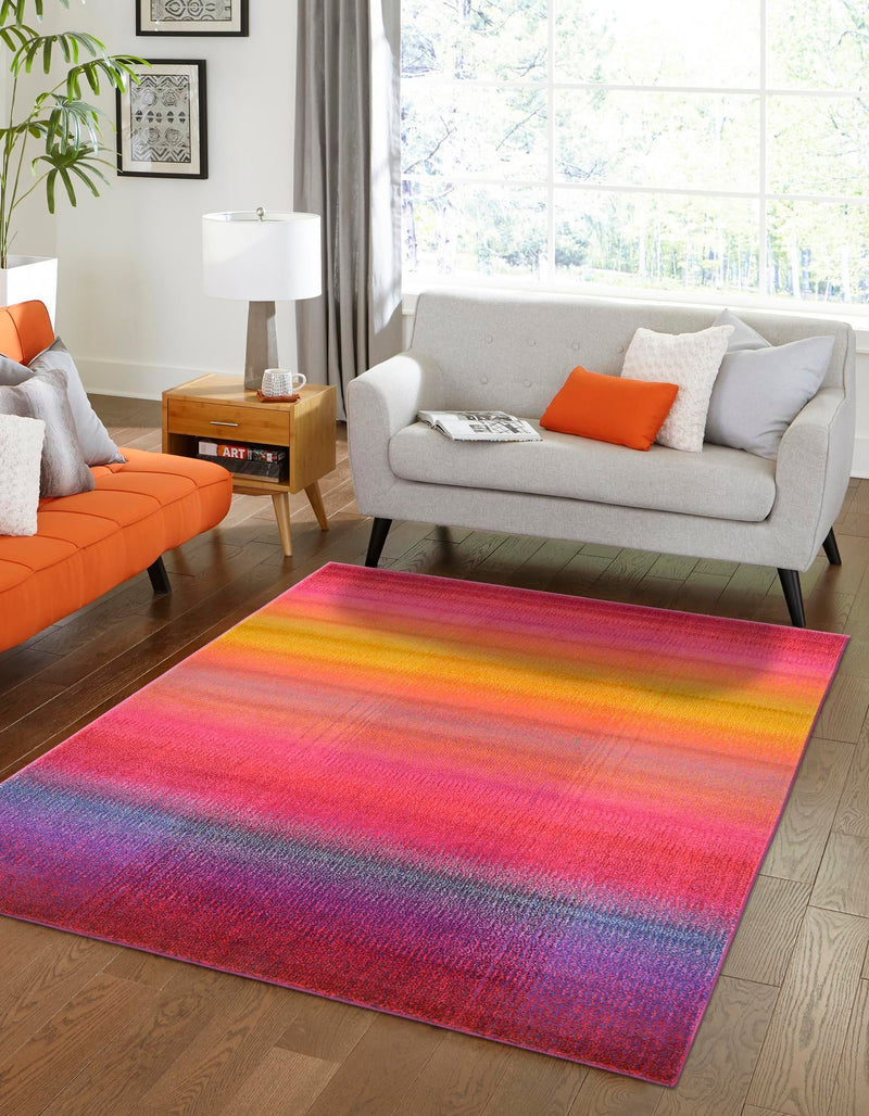 Marrakesh Elegance Collection Area Rug - Azrou Rectangular Multi lifestyle 25