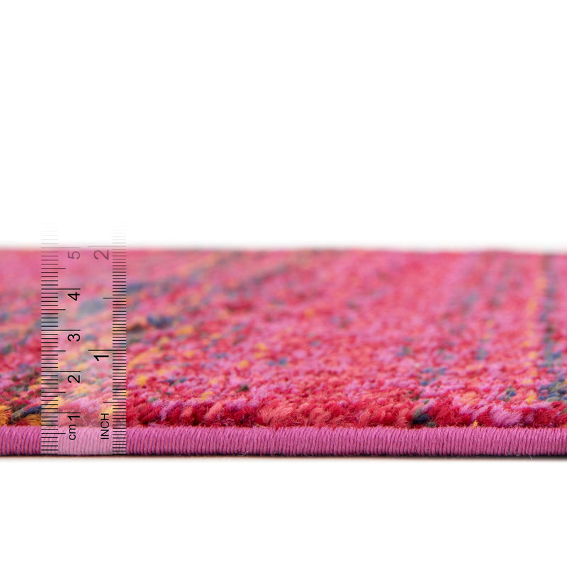Chateau Elegance Collection Area Rug - Fontainebleau Rectangular Red lifestyle 26