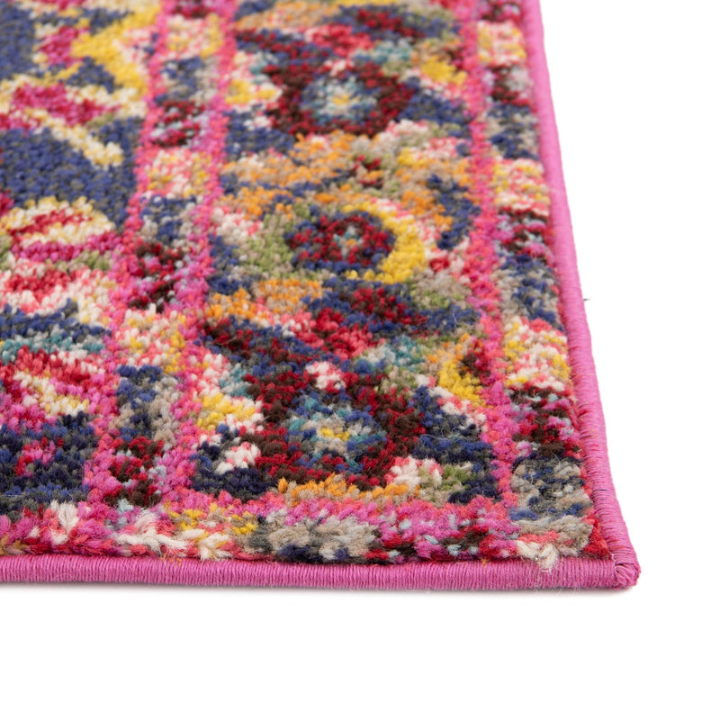 Chateau Elegance Collection Area Rug - Fontainebleau Rectangle Red lifestyle 7