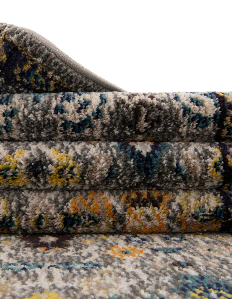 Chateau Elegance Collection Area Rug - Luxembourg Rectangle Gray lifestyle 15
