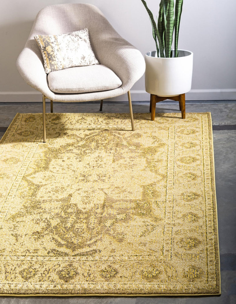 Chateau Elegance Collection Area Rug - Tuileries Rectangular Beige lifestyle 49