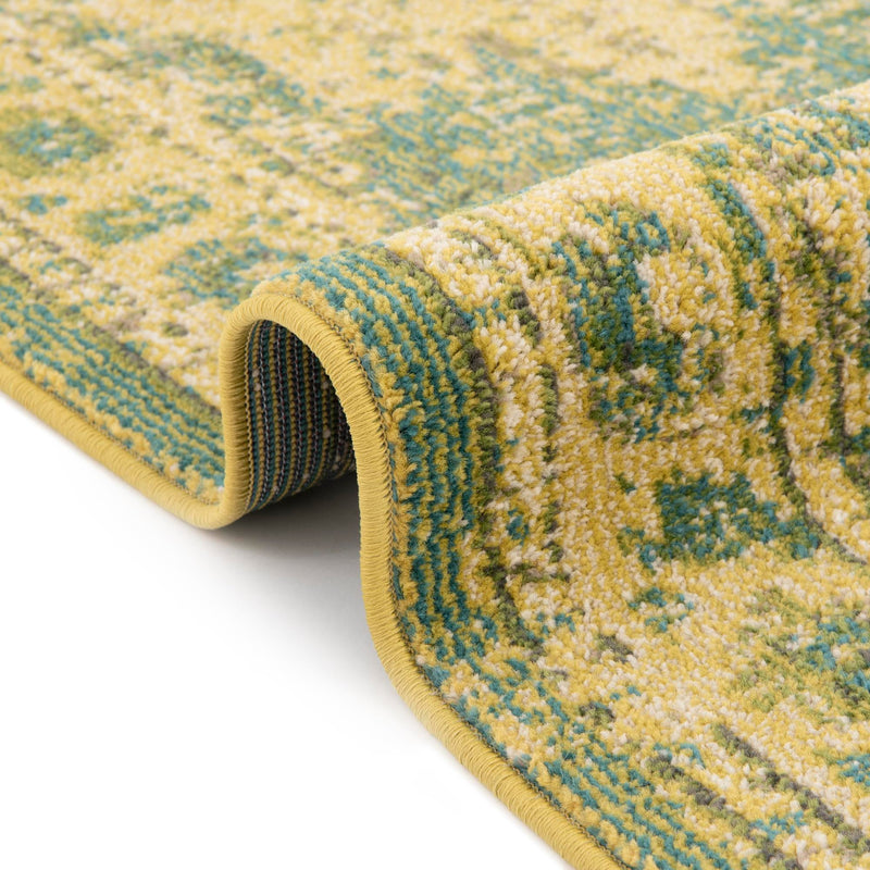 Chateau Elegance Collection Area Rug - Tuileries Rectangle Green lifestyle 40
