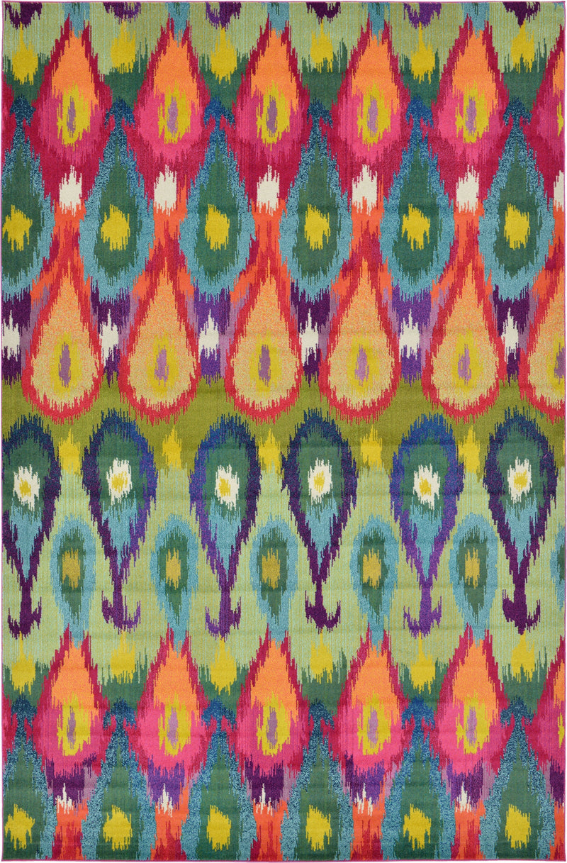 Marrakesh Elegance Collection Area Rug - Zagora Rectangular Multi lifestyle 11