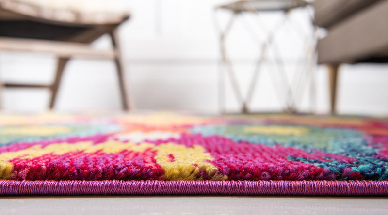 Marrakesh Elegance Collection Area Rug - Zagora Round Multi lifestyle 24