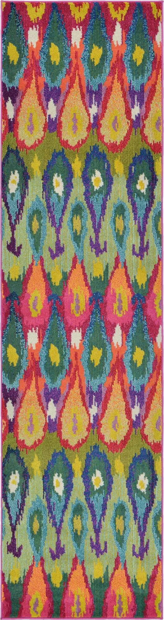 Marrakesh Elegance Collection Area Rug - Zagora Runner Multi lifestyle 13