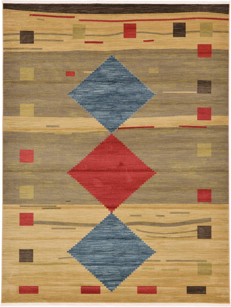 Zagros Oasis Collection Area Rug - Susa Rectangle Tan Main