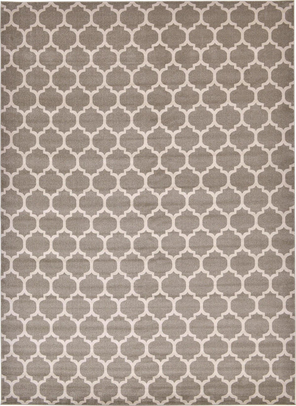 Lattice Gardens Collection Area Rug - Bloomfield (Light Brown) Rectangle Light Brown lifestyle 2