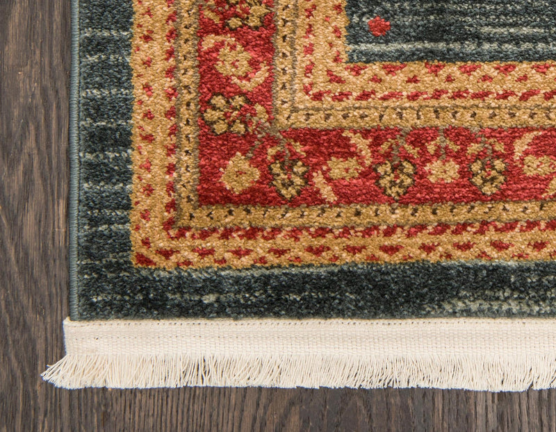 Zagros Oasis Collection Area Rug - Ilam Rectangle Blue lifestyle 17