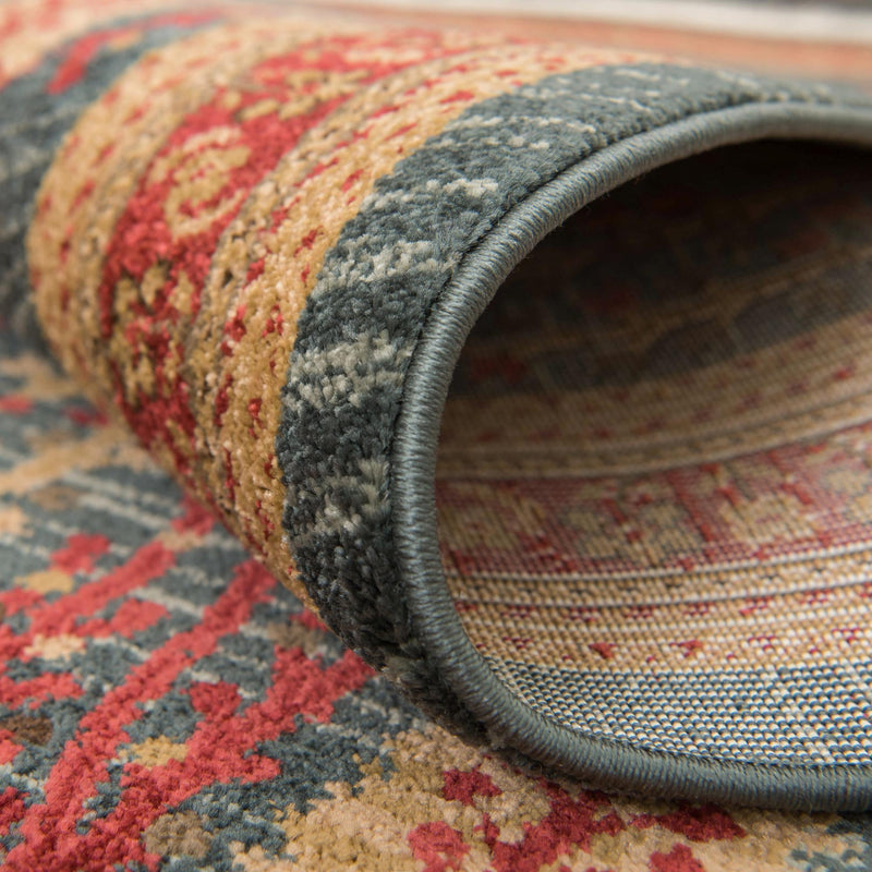 Zagros Oasis Collection Area Rug - Ilam Runner Blue lifestyle 67