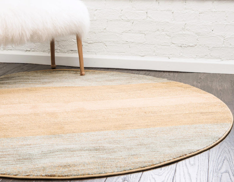 Zagros Oasis Collection Area Rug - Mehran Round Multi lifestyle 16