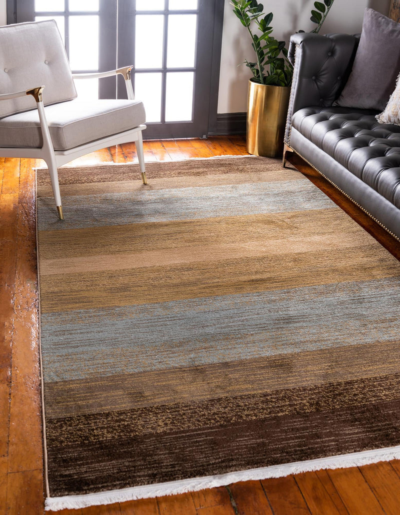 Zagros Oasis Collection Area Rug - Mehran Rectangular Multi lifestyle 14