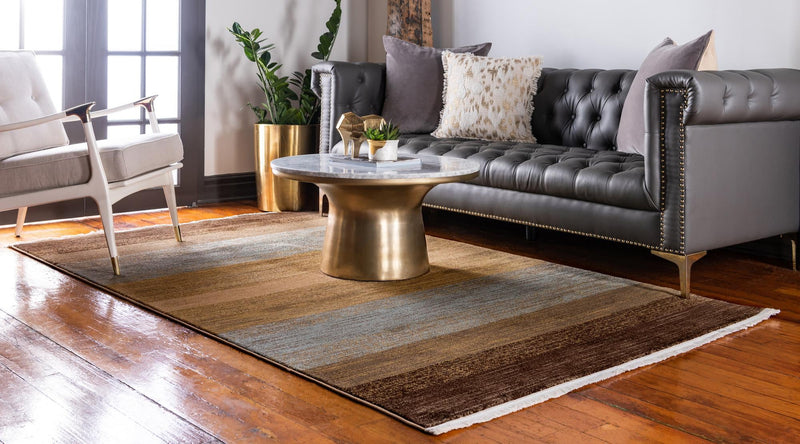 Zagros Oasis Collection Area Rug - Mehran Rectangular Multi lifestyle 17