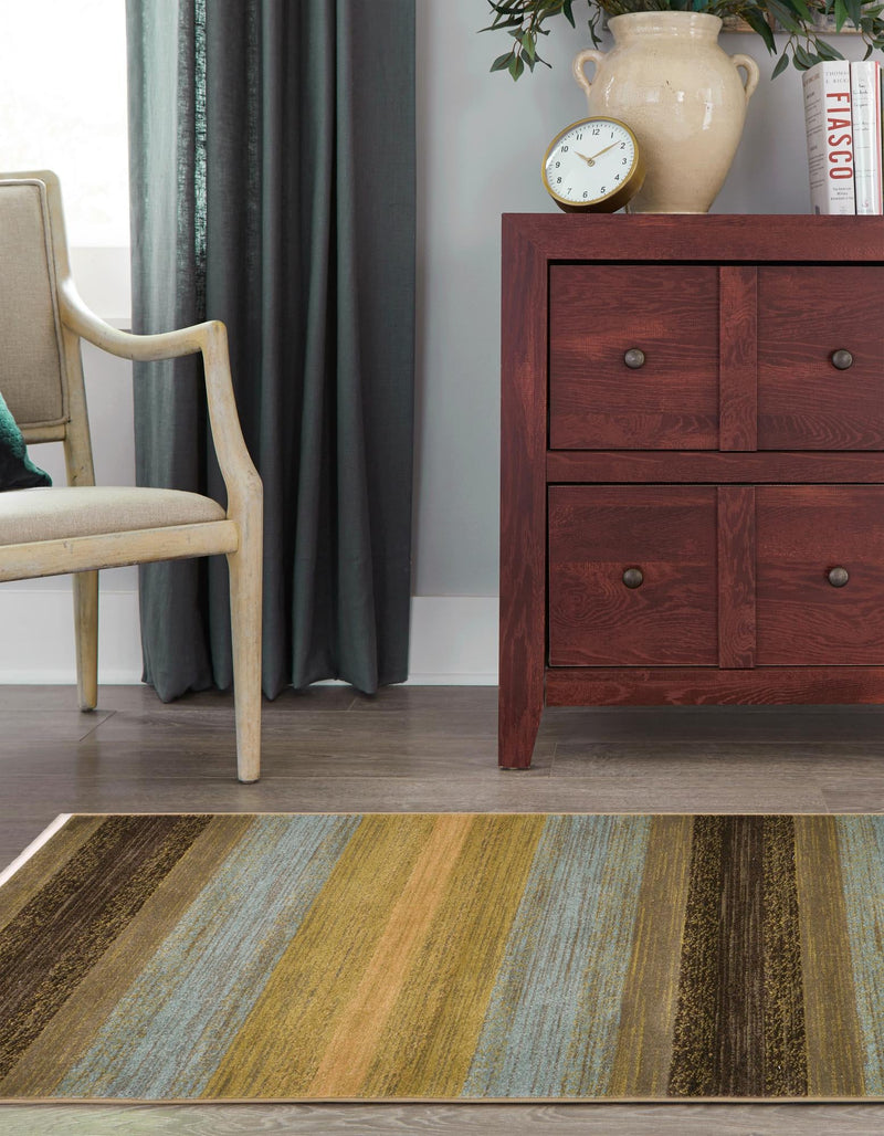 Zagros Oasis Collection Area Rug - Mehran Runner Multi lifestyle 21