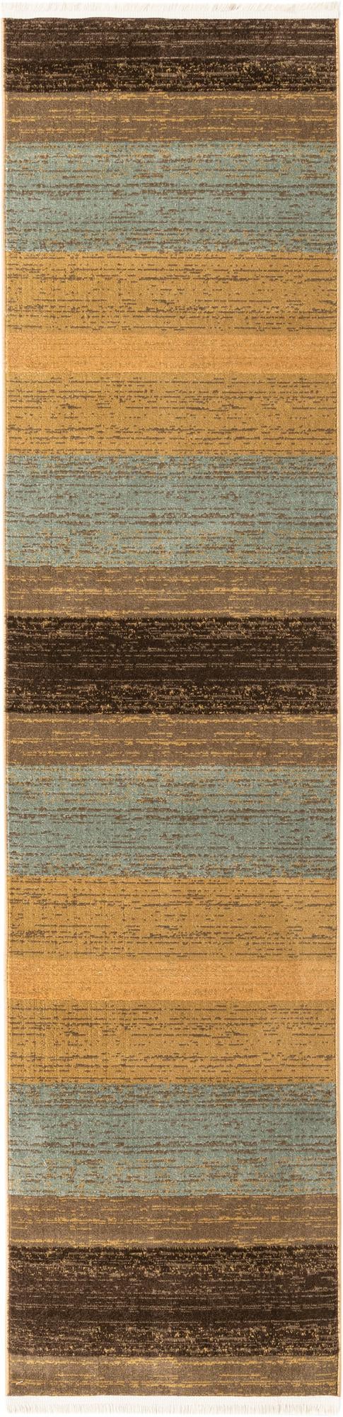 Zagros Oasis Collection Area Rug - Mehran Runner Multi lifestyle 9
