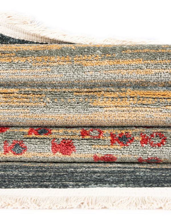Zagros Oasis Collection Area Rug - Kermanshah Rectangular Blue lifestyle 65