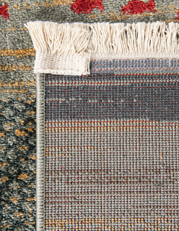 Zagros Oasis Collection Area Rug - Kermanshah Rectangular Blue lifestyle 69
