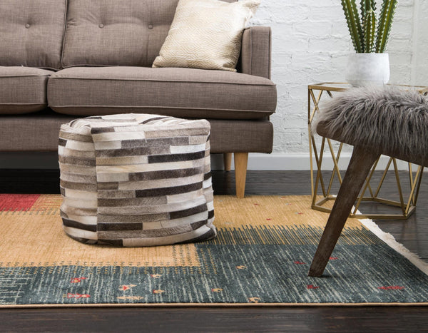 Zagros Oasis Collection Area Rug - Darrehshahr Rectangular Tan lifestyle 18
