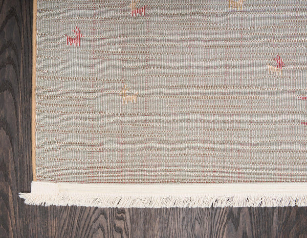 Zagros Oasis Collection Area Rug - Darrehshahr Rectangular Tan lifestyle 29