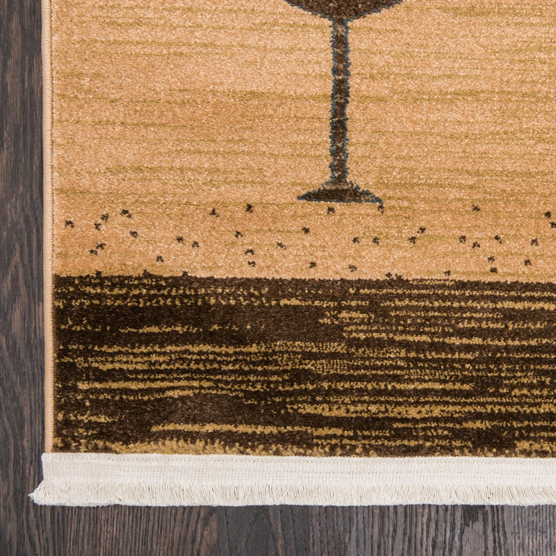 Zagros Oasis Collection Area Rug - Malayer Runner Tan lifestyle 32