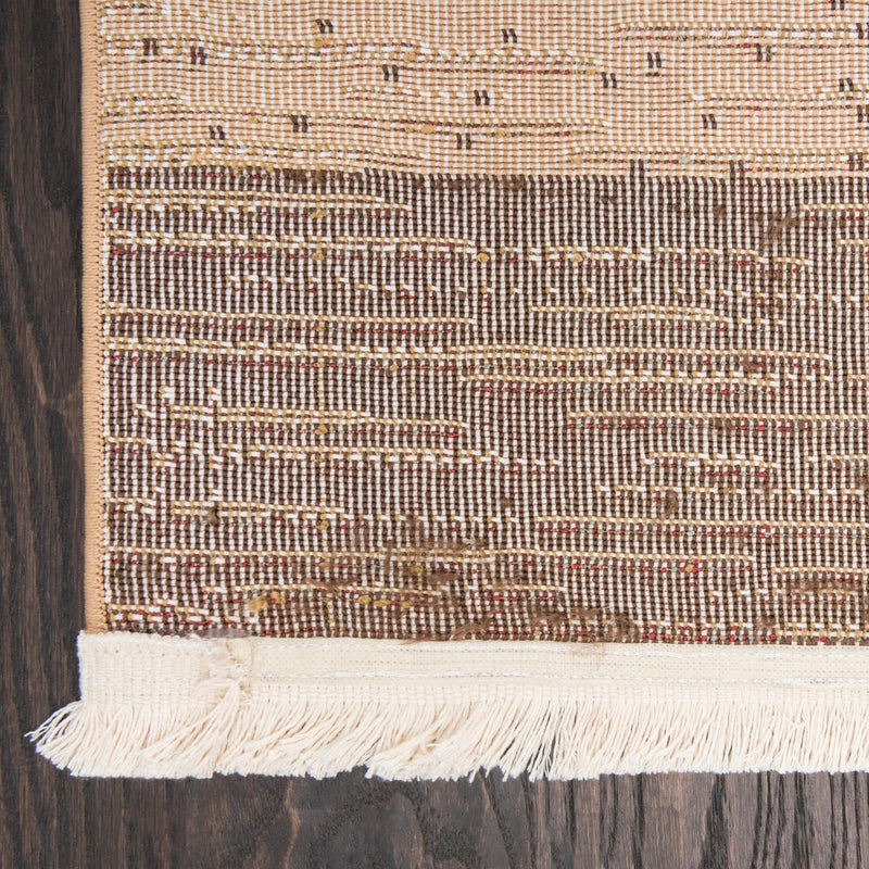 Zagros Oasis Collection Area Rug - Malayer Runner Tan lifestyle 33
