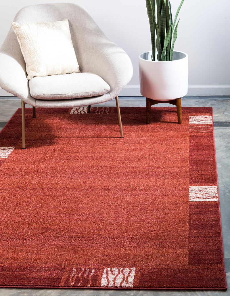 Studio Haven Collection Area Rug - Atelier Rectangle Terracotta lifestyle 8