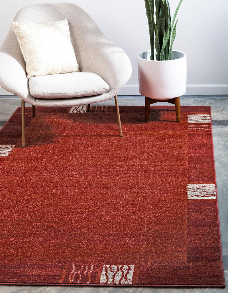 Studio Haven Collection Area Rug - Atelier Rectangle Terracotta lifestyle 52
