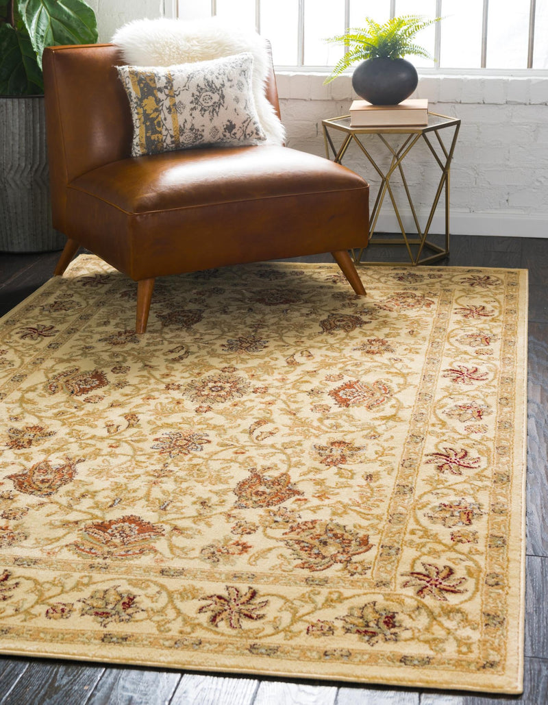 Jaipur Elegance Collection Area Rug - Mani Rectangle Cream lifestyle 2