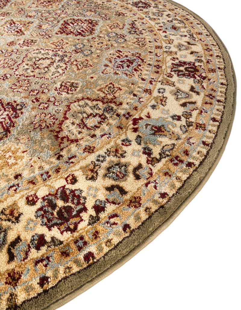 Jaipur Elegance Collection Area Rug - Sawai Round Light Green lifestyle 68