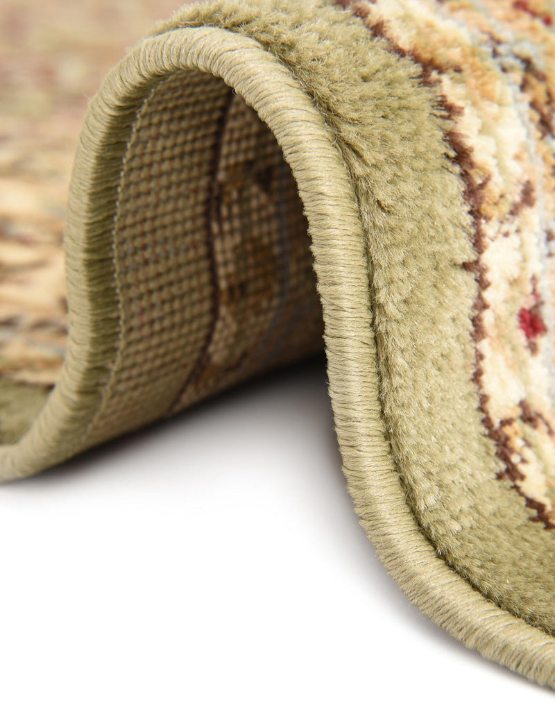 Jaipur Elegance Collection Area Rug - Sawai Round Light Green lifestyle 80