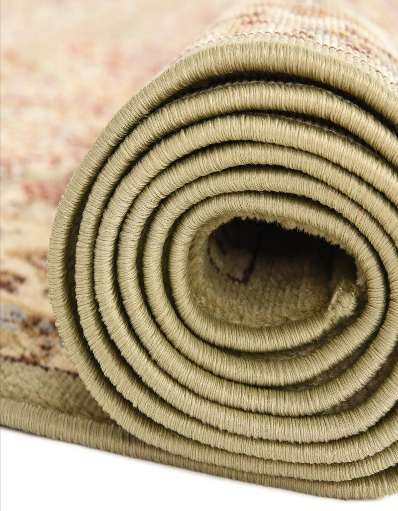 Jaipur Elegance Collection Area Rug - Sawai Round Light Green lifestyle 88