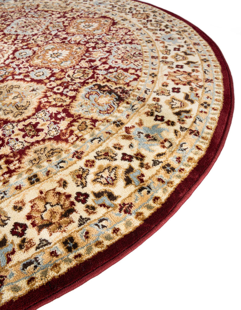 Jaipur Elegance Collection Area Rug - Sawai Round Red lifestyle 69