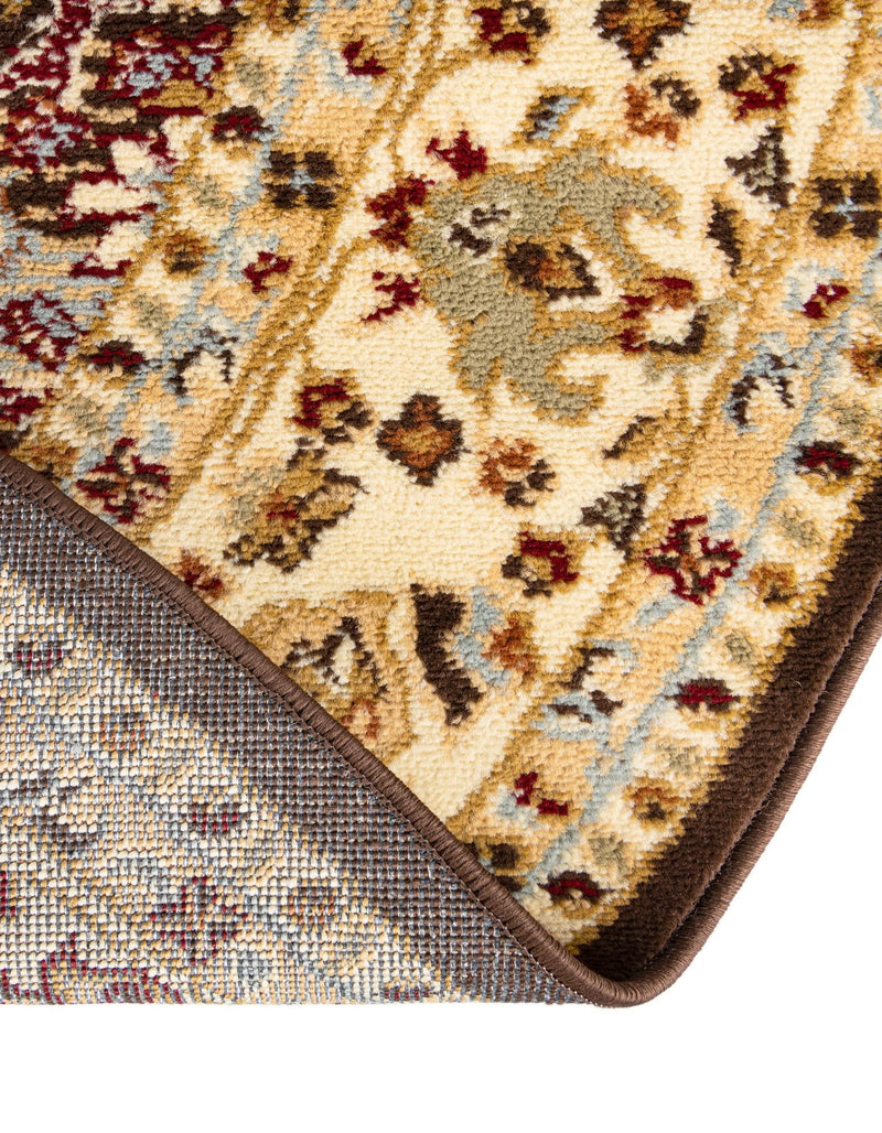 Jaipur Elegance Collection Area Rug - Sawai Round Brown lifestyle 99
