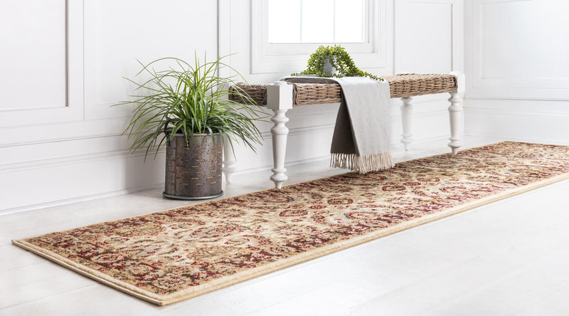 Jaipur Elegance Collection Area Rug - Gaitore Runner Cream lifestyle 64