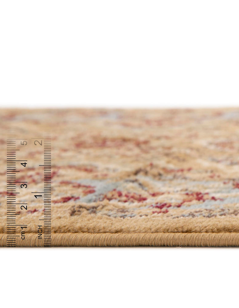 Jaipur Elegance Collection Area Rug - Gaitore Round Dark Yellow lifestyle 47