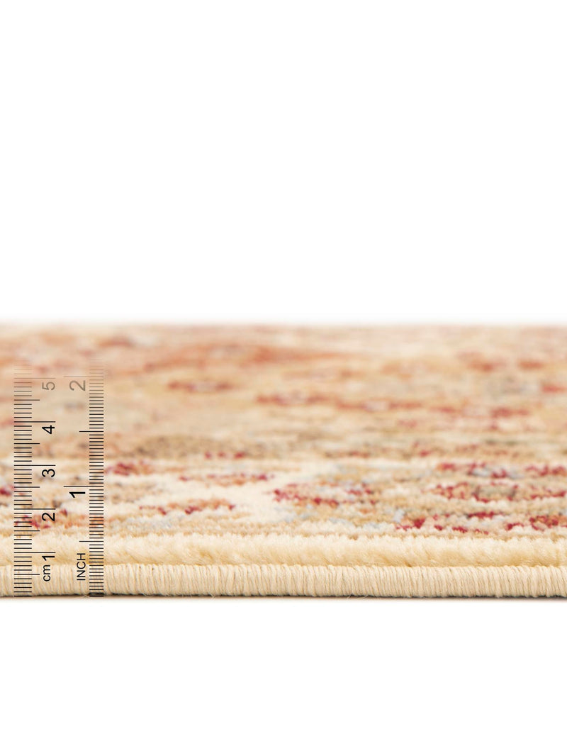 Jaipur Elegance Collection Area Rug - Jaigarh Round Cream lifestyle 21
