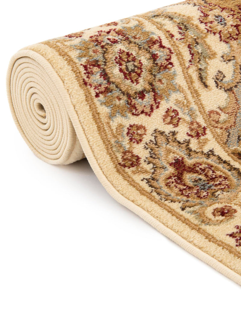 Jaipur Elegance Collection Area Rug - Jaigarh Round Cream lifestyle 42