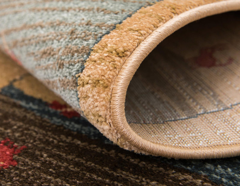 Zagros Oasis Collection Area Rug - Malayer Rectangular Tan lifestyle 23