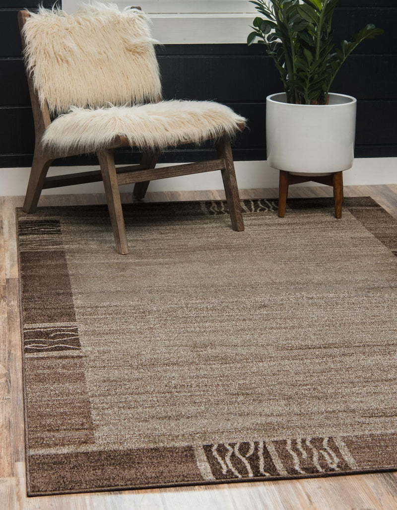 Studio Haven Collection Area Rug - Atelier Rectangle Dark Beige lifestyle 13