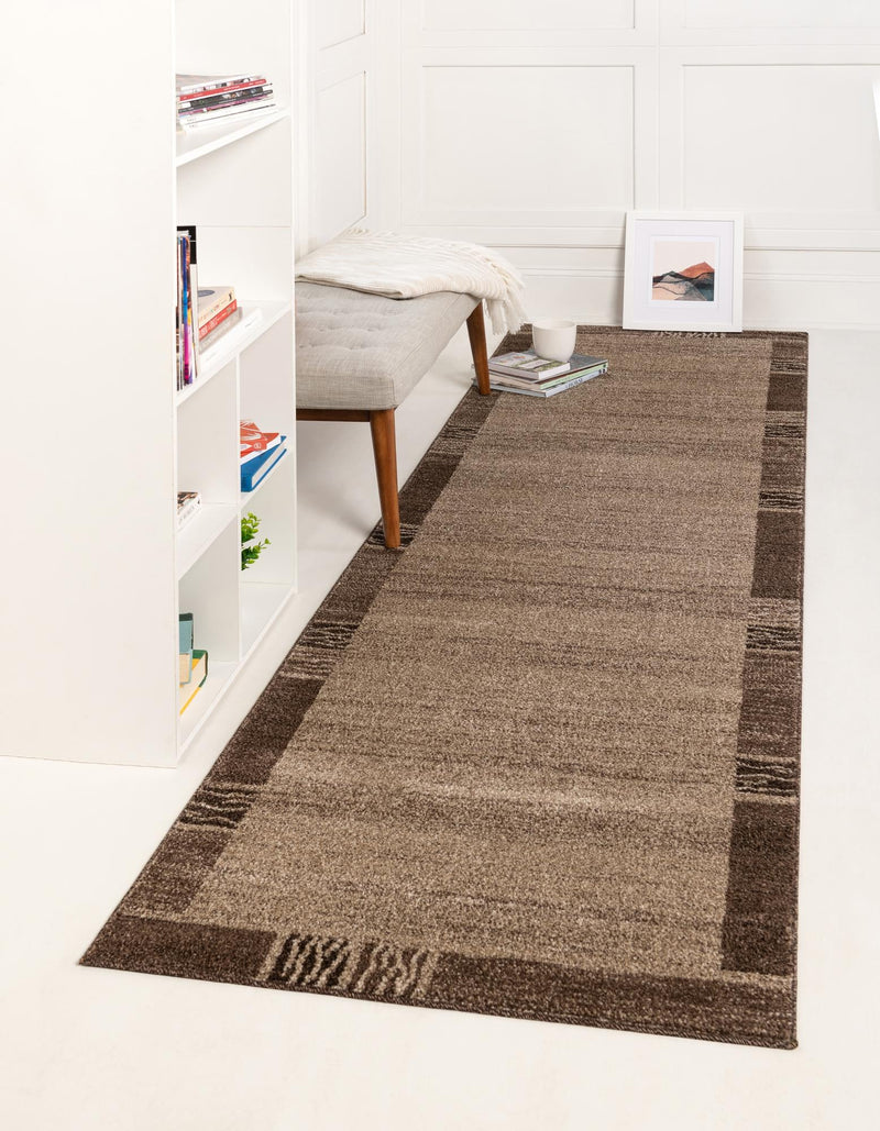 Studio Haven Collection Area Rug - Atelier Runner Dark Beige lifestyle 83