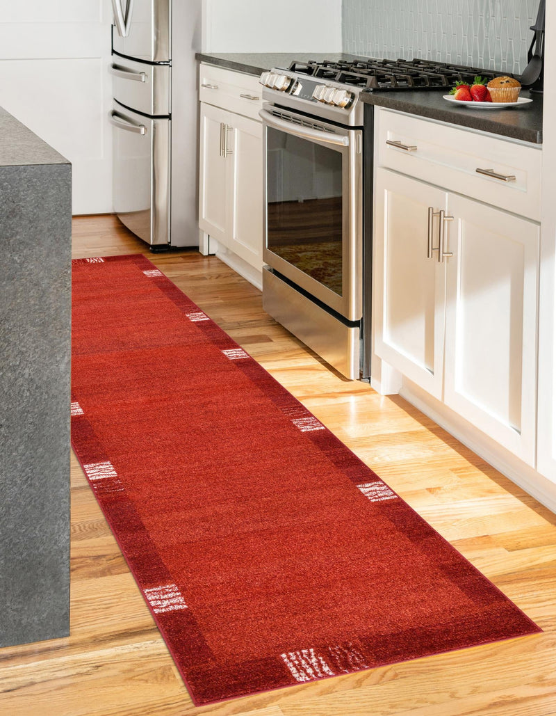 Studio Haven Collection Area Rug - Atelier Runner Terracotta lifestyle 112