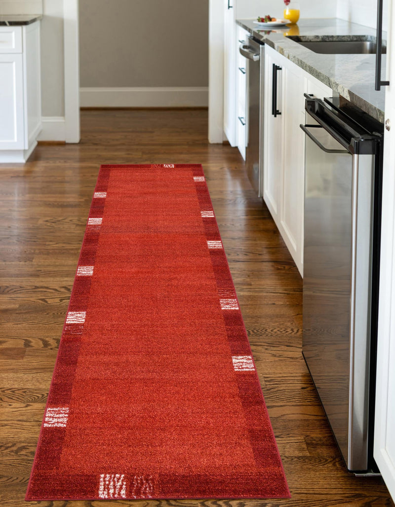 Studio Haven Collection Area Rug - Atelier Runner Terracotta lifestyle 123