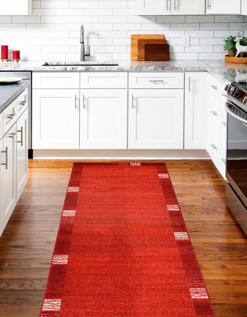 Studio Haven Collection Area Rug - Atelier Runner Terracotta lifestyle 126