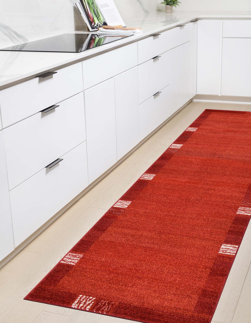 Studio Haven Collection Area Rug - Atelier Runner Terracotta lifestyle 143