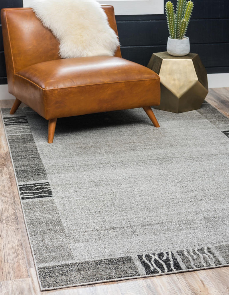 Studio Haven Collection Area Rug - Atelier Rectangle Light Gray lifestyle 9