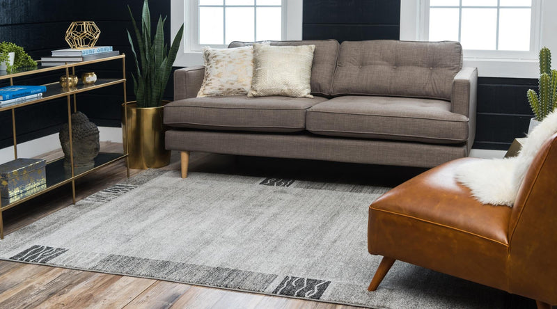 Studio Haven Collection Area Rug - Atelier Rectangle Light Gray lifestyle 18